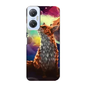 Чехлы с картинкой Лисички для Infinix Hot 20 (5G) (VPrint) (Лисица в космосе)