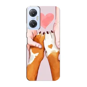 Чехлы с собаками для Infinix Hot 20 (5G) (VPrint) (Любовь к собакам)