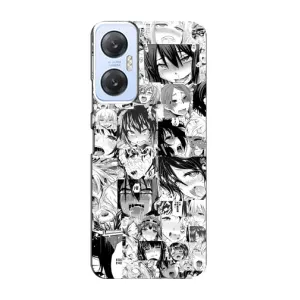 Анимешный чехол для Infinix Hot 20 (5G) (Ahegao manga)