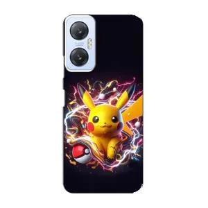 Чохол з Пікачу на Infinix Hot 20 (5G) (Пікачу з м'ячем)