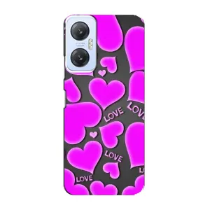 Чехлы для любимой на Інфінікс Хот 20 (5G) (VPrint) (Pink hearts)