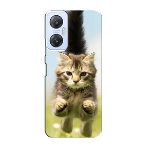 Чехлы с Котиками для Infinix Hot 20 (5G) (VPrint) (Прыжок кота)