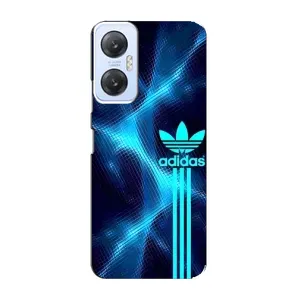 Чохли Адидас для Infinix Hot 20 (5G) (AlphaPrint) (Синій Адідас)