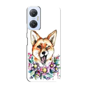 Чехлы с картинкой Лисички для Infinix Hot 20 (5G) (VPrint) (Веселая лисичка)