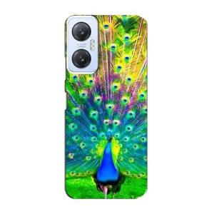 Чехол с птицами на Infinix Hot 20 (5G) (VPrint) (Яркий Павлин)
