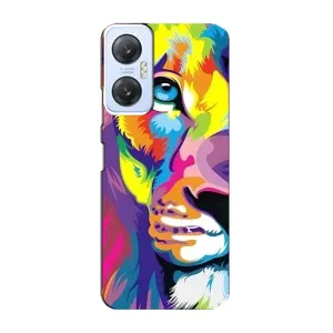 Чехол со Львом для Infinix Hot 20 (5G) (VPrint) (Яркий Лев)