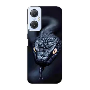 Чехол с картинкой «Хищники» для Infinix Hot 20 (5G) (Черная змея)