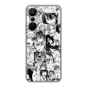 Чехлы Персонажи Аниме Наруто для Infinix Hot 20 (4G) (AlphaPrint) (Ahegao manga)
