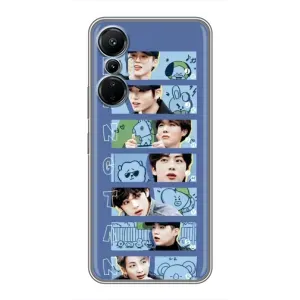 Чехлы BTS для Infinix Hot 20 (4G) (AlphaPrint) (Bangtan)