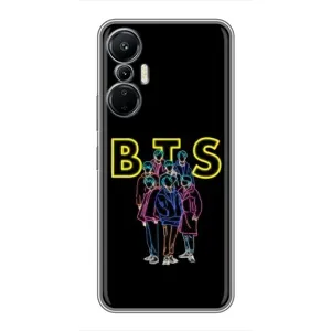 Чехлы BTS для Infinix Hot 20 (4G) (AlphaPrint) (BTS стайл)