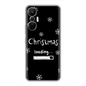 Рождественские, Праздничные Чехлы для Инфиникс Хот 20 (Christmas loading)
