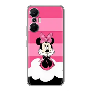 Эксклюзивный чехол для Infinix Hot 20 (4G) (AlphaPrint - Мультяшные) (Девочка Maus)