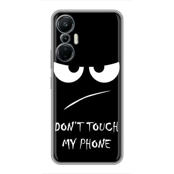 Чехол с принтом «Dont Touch» для Infinix Hot 20 (4G)