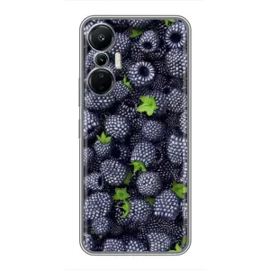 Чехлы с Фруктами для Infinix Hot 20 (4G) (VPrint) (Ежевика)
