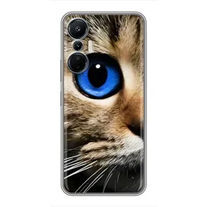 Чехлы с Котиками для Infinix Hot 20 (4G) (VPrint) (Глаз кота)