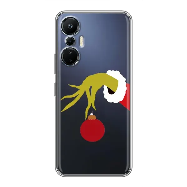 Чехол с принтом «Гринч с игрушкой» для Infinix Hot 20 (4G)