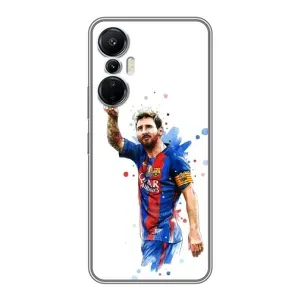 Чехлы Месси для Infinix Hot 20 (4G) (AlphaPrint) (Лео Месси)