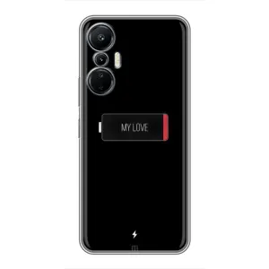 Чехлы для любимой на Инфиникс Хот 20 (VPrint) (Love battery)