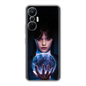 Чехол с дизайном Венздей 2 на Infinix Hot 20 (4G) (Магическая сфера Уэнздей)