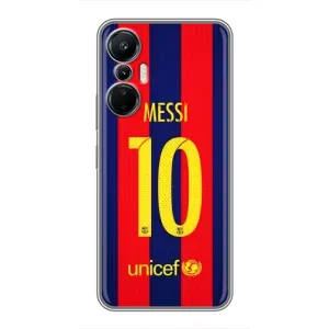 Чехлы Месси для Infinix Hot 20 (4G) (AlphaPrint) (Messi Barca 10)