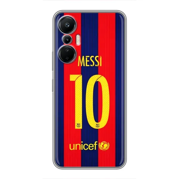 Чехол с принтом «Messi Barca 10» для Infinix Hot 20 (4G)