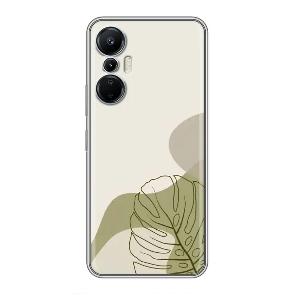 Чохол з принтом «Зелена монстера дизайн» для Infinix Hot 20 (4G)