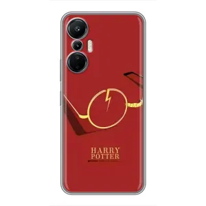 Чехол с принтом «очки Гарри» для Infinix Hot 20 (4G)