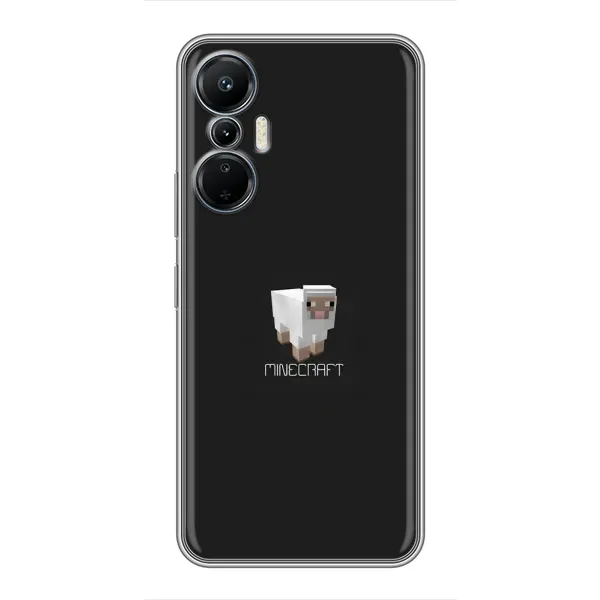 Чехол с принтом «Овечка Майнкрафт» для Infinix Hot 20 (4G)