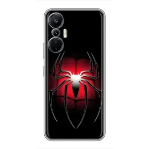 Чехол с человеком пауком для Infinix Hot 20 (4G) - (AlphaPrint) (Паук марвел)