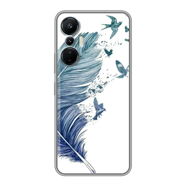 Чехол с принтом «Перышко» для Infinix Hot 20 (4G) Чехол с принтом «Перышко» для Infinix Hot 20 (4G)