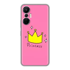 Чехол с картинкой (Стильные) для Инфиникс Хот 20 - (AlphaPrint) (Princess)
