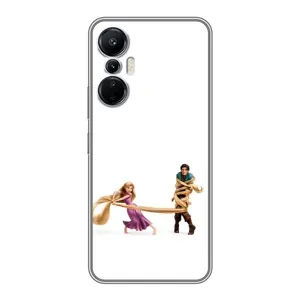 Чехол Рапунцель для Infinix Hot 20 (4G) (Рапунцель и Флин)