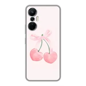 Чохол з розовим принтом для Infinix Hot 20 (4G) (Рожеві вишні)