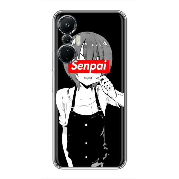 Чехол с принтом «Senpai» для Infinix Hot 20 (4G)