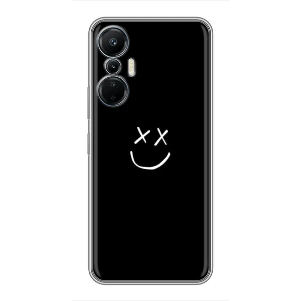 Чехол с принтом «Смайл» для Infinix Hot 20 (4G)
