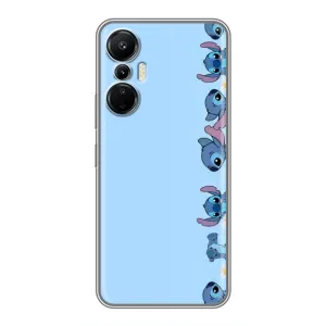 Чехол с принтом Стич на Infinix Hot 20 (4G) (Стич фон)