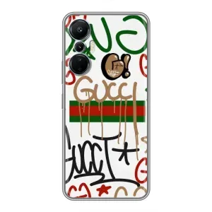 Брендновые Чехлы для Infinix Hot 20 (4G) - (PREMIUMPrint) (Стиль GUUCI)