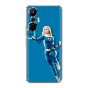 Чехол с принтом Фантастическая четверка для Infinix Hot 20 (4G) (Сью Сторм полет)