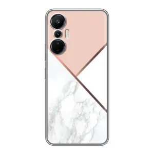 Мраморный чехол на Infinix Hot 20 (4G) (VPrint) (Тройной мрамор)
