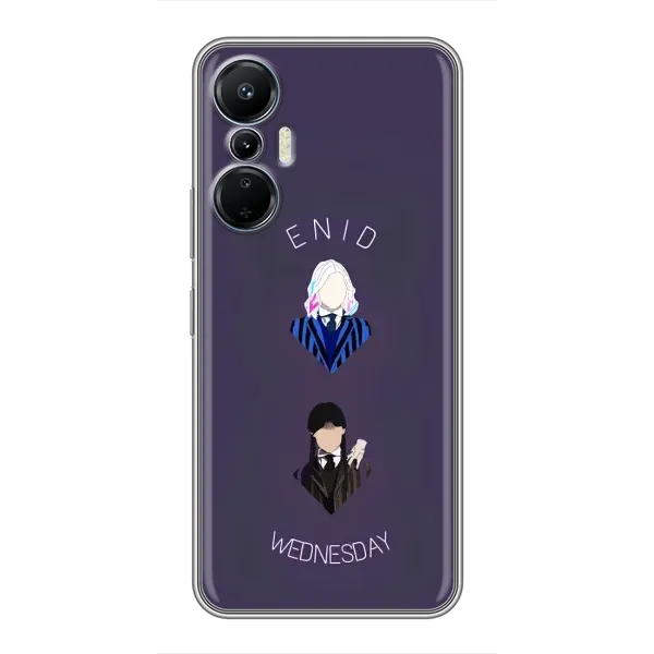 Чехол с принтом «Уэнздей и подруга» для Infinix Hot 20 (4G)