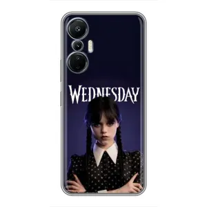 Чехлы Венсдей на Infinix Hot 20 (4G) Уэнсдей (AlphaPrint) (Wednesday)