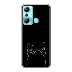 Чохол з малюнком кіт на Infinix Hot 20i (X665E) (Байдужий кіт)