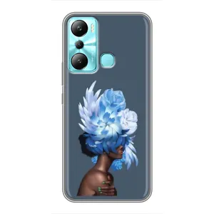 Чехлы (ART) Цветы на Infinix Hot 20i (X665E) (VPrint) (Цветы на голове)