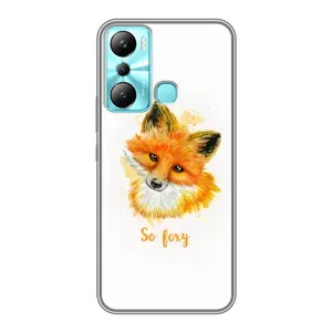Чохли з картинкою Лисичка для Infinix Hot 20i (X665E) (VPrint) (Дівчинка Лиса)