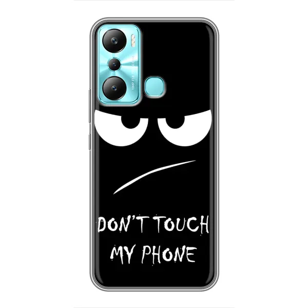 Чохол з принтом «Dont Touch» для Infinix Hot 20i (X665E)