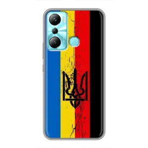 Украинские Чехлы для Infinix Hot 20i (X665E) с картинкой УПА (AlphaPrint) (Прапор УПА)