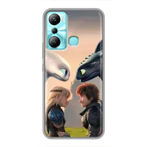 Чохол як приборкати дракона на Infinix Hot 20i (X665E) (Гикавка і Астрід)