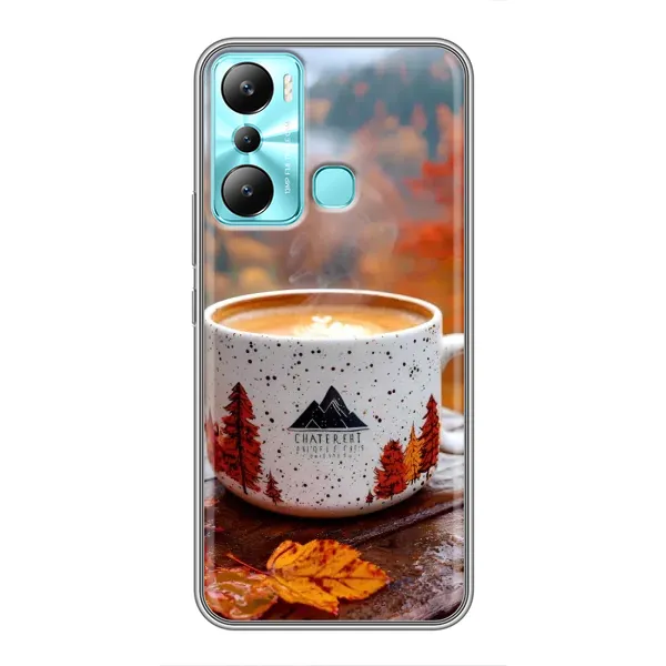 Чохол з принтом «Кава на природі» для Infinix Hot 20i (X665E) Чохол з принтом «Кава на природі» для Infinix Hot 20i (X665E)