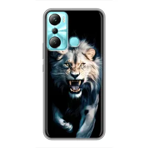 Чохол з картинкою 'Хижаки' для Infinix Hot 20i (X665E) (Лев у темряві)