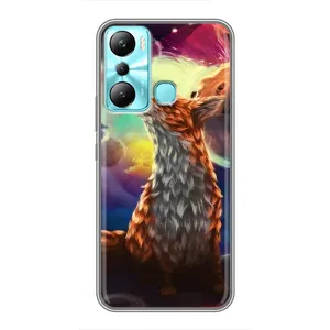 Чохли з картинкою Лисичка для Infinix Hot 20i (X665E) (VPrint) (Лисичка в космосі)